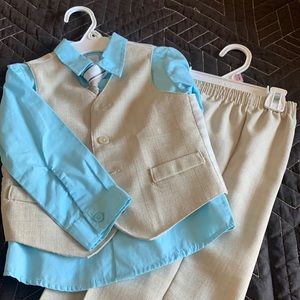 3T Boys Vest Suit
